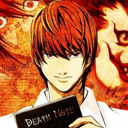 stylish profile icon death note pfp design